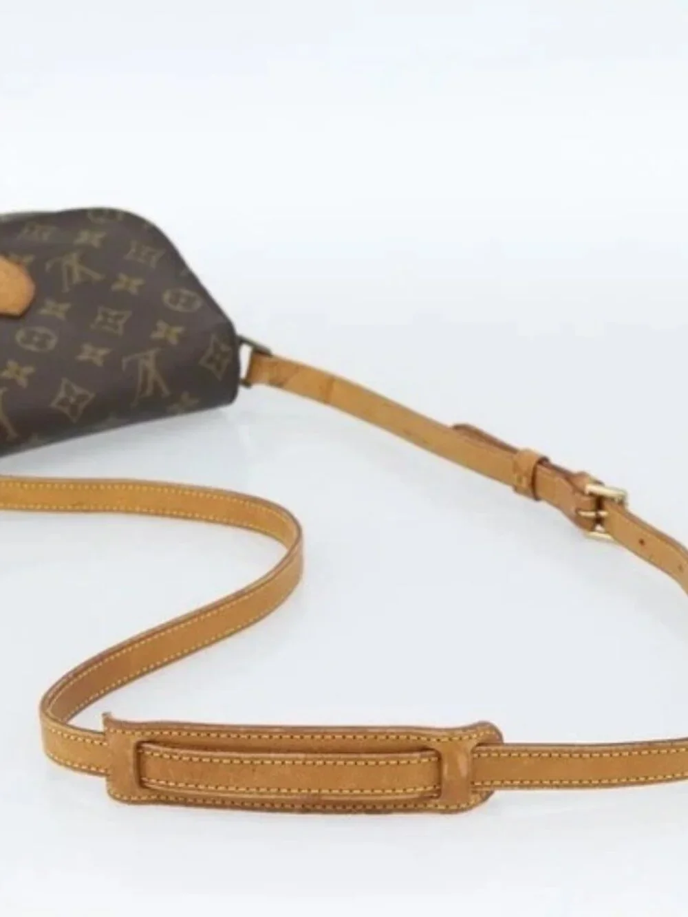 LOUIS VUITTON Monogram Saint Cloud MM Shoulder Bag M51243 LV Auth ki6686